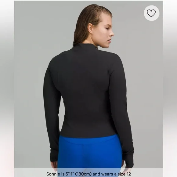 Lululemon black Luxtreme Running Half-Zip - Picture 8 of 9